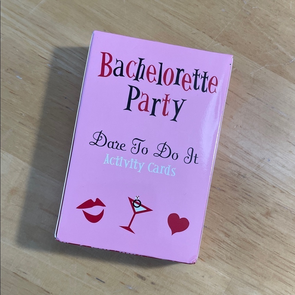 💝Bachelorette Party Dare To Do It Activity Cards - Pink